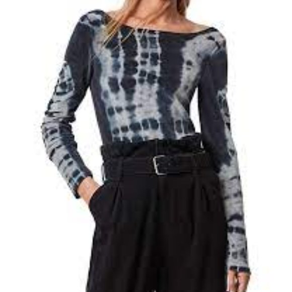 All Saints Tops - All Saints Velvet Bodysuit